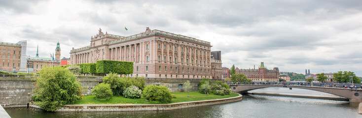 Obraz premium Reichstag (Riksdagshuset) Stockholm Schweden