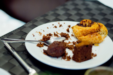 cake left / waste grain / pity