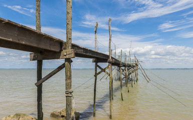Jetty for Fishing and Angling in Gironde