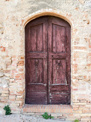 Fototapeta na wymiar Le porte di San Gimignano