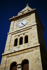 Church tower in Primosten, Croatia
