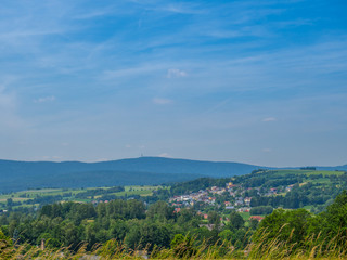 Panoramablick Fichtelgebirge
