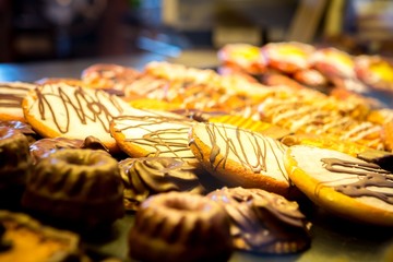 Bäckereiauslage