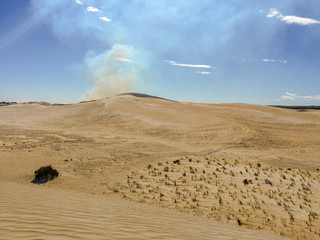 dunes in the desert