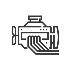 Car engine icon