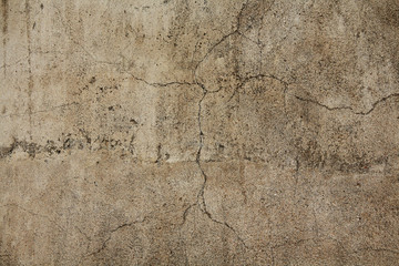 brown wall with cracks