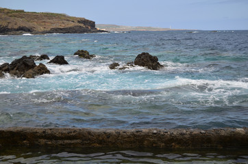 Playa, piscinas naturales, Tenerife. 