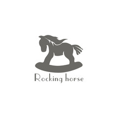 Fototapeta premium Rocking horses icon image