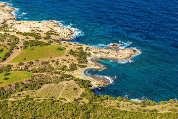 Cyprus Akamas Peninsula National Park mountain's top