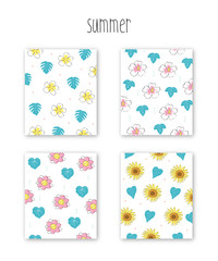 Summer pattern illustration