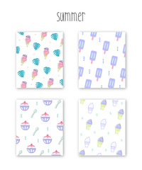 Summer pattern illustration