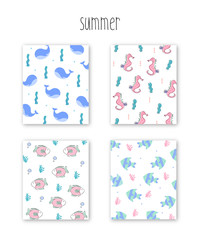 Summer pattern illustration