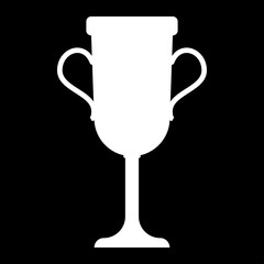 Trophy cup   it is the white color icon .