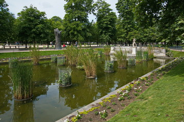 Fototapeta na wymiar Jardin des Tuileries in Paris