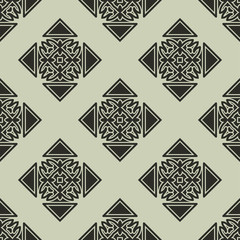 Abstract seamless colored pattern for wallpapers and backgrounds. Vector template can be used for design of wallpaper, fabric, oilcloth, textile, wrapping paper and other