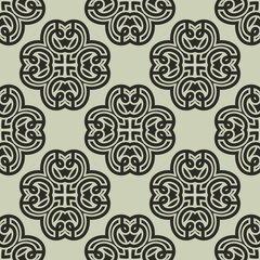 Abstract seamless colored pattern for wallpapers and backgrounds. Vector template can be used for design of wallpaper, fabric, oilcloth, textile, wrapping paper and other