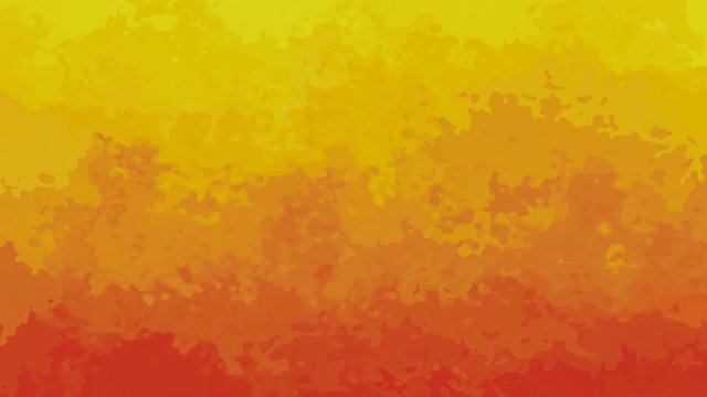 abstract animated stained background video - red, orange and yellow gradient colors