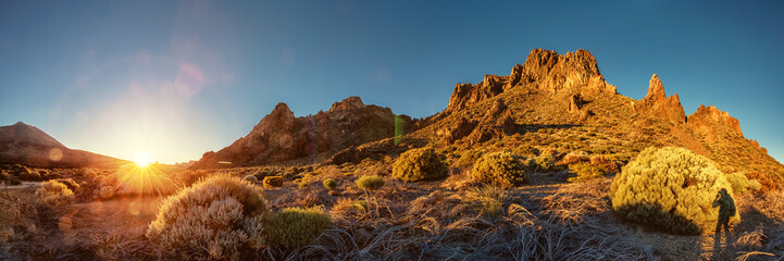 Tenerife, Teide, Boca de Tauce, Sunrise