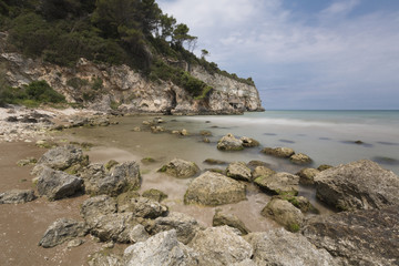 Fototapeta na wymiar Southern Italy coast ( Peschici, Gargano)
