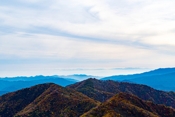 Fototapeta premium 日光 半月山の紅葉