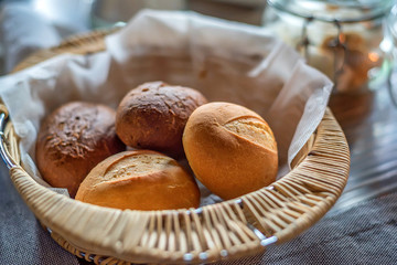 Fresh homemade buns