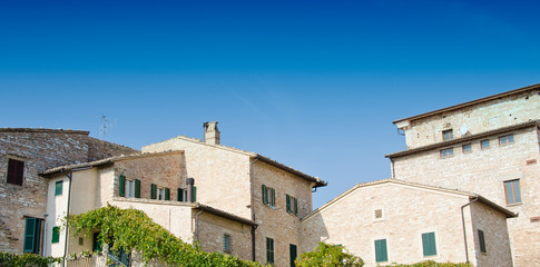 Fototapeta na wymiar Architecture Detail of Spello in Umbria