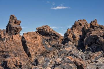 Teneriffa, Pico del Teide, Lava Formations