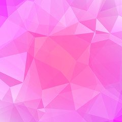 Gradient abstract square triangle background. Tender rose polygonal backdrop for business presentation. Soft gradient color transition for mobile application and web. Trendy geometric colorful banner.