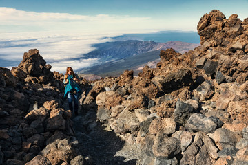 Tenerife, Pico del Teide, Refugio to Upper Station