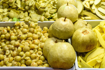 Thai fruit pickling in market