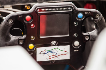 Steering wheel of sportvehicle