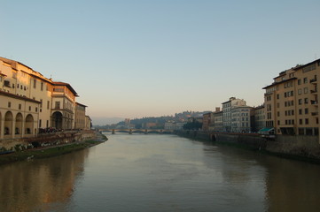 Fototapeta premium rio Arno en Florencia