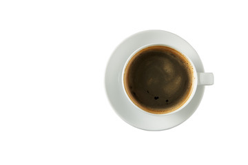 coffee cup on white background