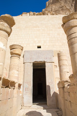 The temple of Hatshepsut near Luxor in Egypt