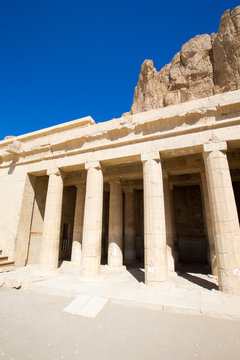 The temple of Hatshepsut near Luxor in Egypt