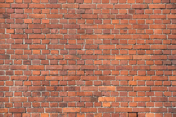 Old red brick wall texture grunge background