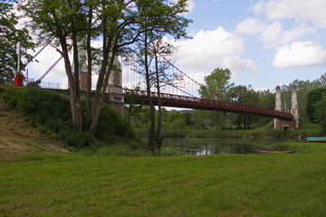 Brücke bei Cezy in Burgund