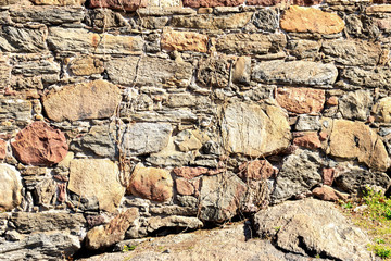Wall of Blockhouse No. 1 in Central Park -New York City