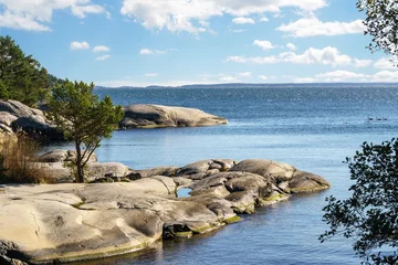 Deurstickers Stockholm archipelago in the Baltic Sea © Allan