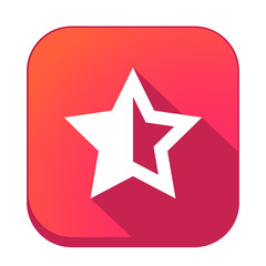 ikona z długim cieniem na tle zaokrąglonego kwadratu