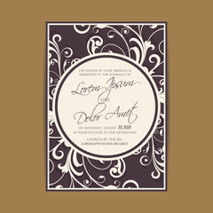 Wedding invitation and save the date cards