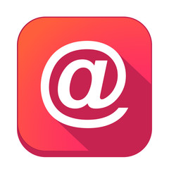 ikona z długim cieniem na tle zaokrąglonego kwadratu © vempireart