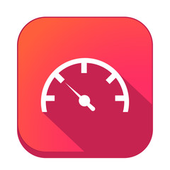 ikona z długim cieniem na tle zaokrąglonego kwadratu