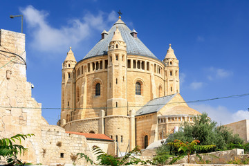 Fototapeta na wymiar Dormition Abbey - Mount Zion, Jerusalem