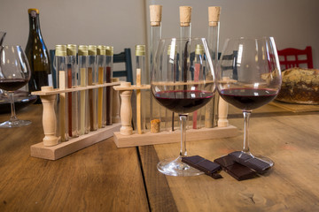 vin et chocolat