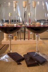 vin et chocolat