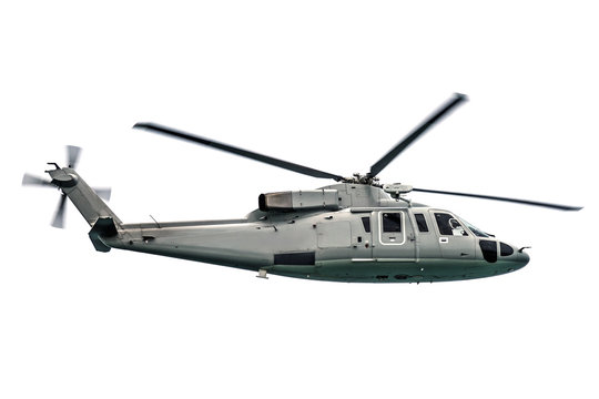 Military navy helicopter