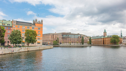 Obraz premium Panorama der Stockholmer Innenstadt Stockholm Schweden