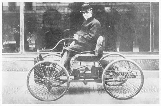 Ford's First Model - 1892. Date: 1892