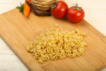 Raw pasta for kids